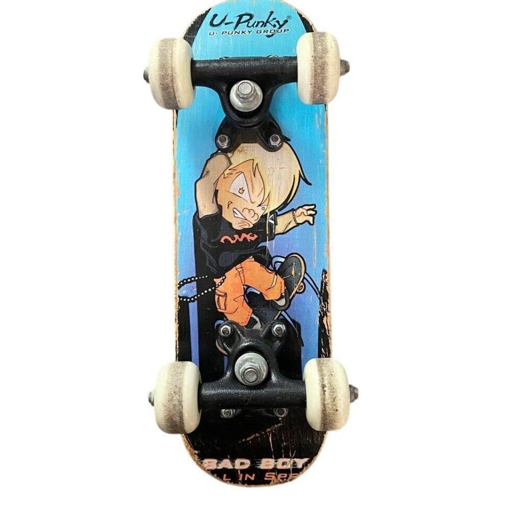 U-Punky Mini Skateboard Bad Boy 16" Vintage 90's